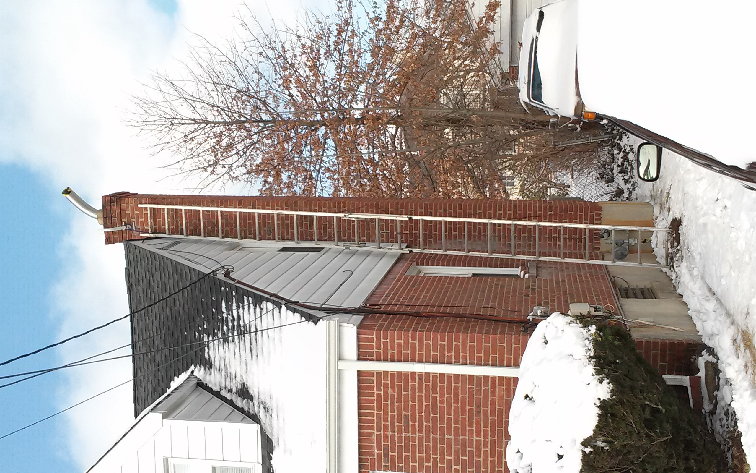 Stainless steel chimney liner installation in Rockville Centre, NY